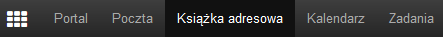 Poczta home.pl - Książka adresowa Poczta home.pl - Wybierz zakładkę Książka adresowa
