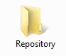 Utwórz nowy katalog - Repository - Pełni on rolę repozytorium na komputerze