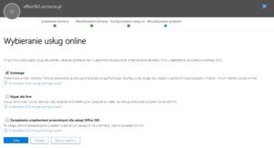 Office 365 - konfiguracja usług online w domenie