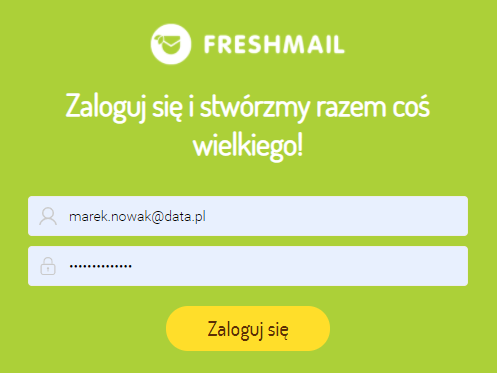 Jak zalogować się do konta w FreshMail.pl?