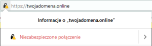 Niezabezpieczone połączenie