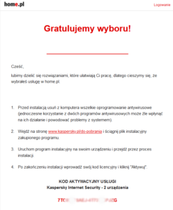Mail z kluczem