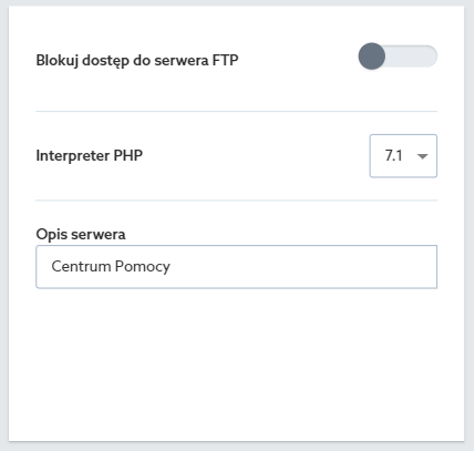 Blokuj dostęp do serwera FTP
