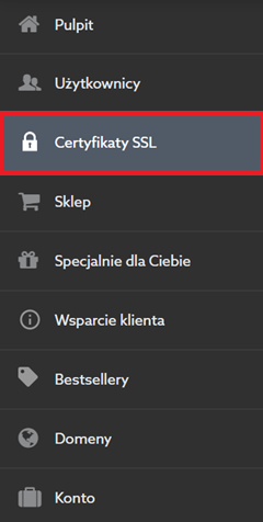 Jak ponownie wysłać potwierdzenie zamówienia SSL na e-mail?