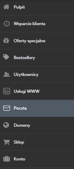 Jak wyświetlić wszystkie posiadane skrzynki pocztowe?