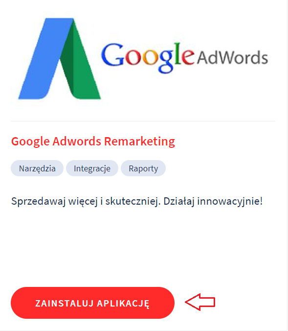 Google Adwords Remarketing - esklep