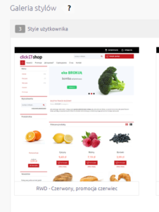 Galeria stylów RWD
