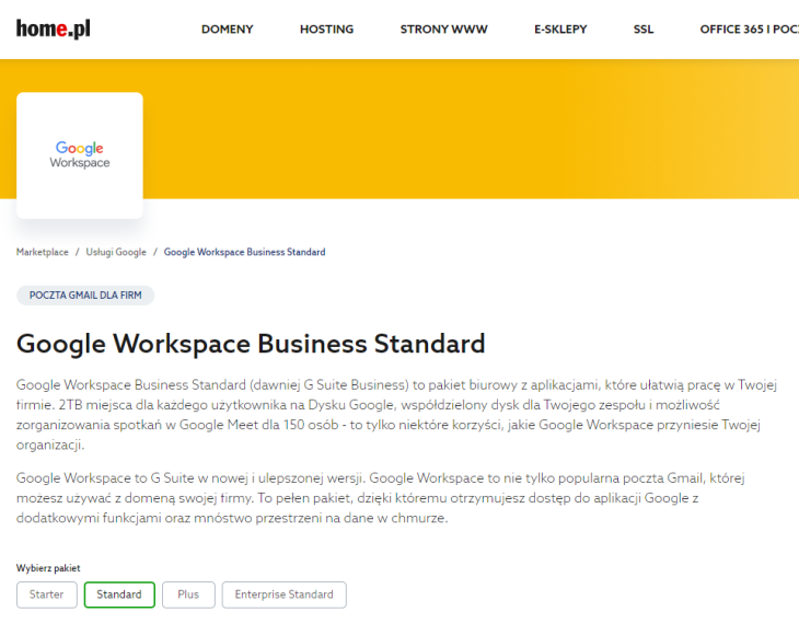 Czym jest pakiet Google Workspace – poczta Gmail dla firm?