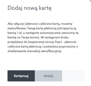 Nowa metoda płatności w Panelu Klienta