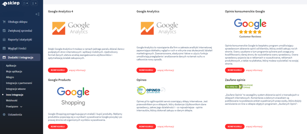 Google Products - połącz kategorię-esklep
