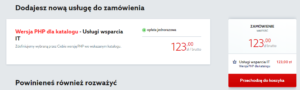 Usługi IT - zmiana wersji PHP