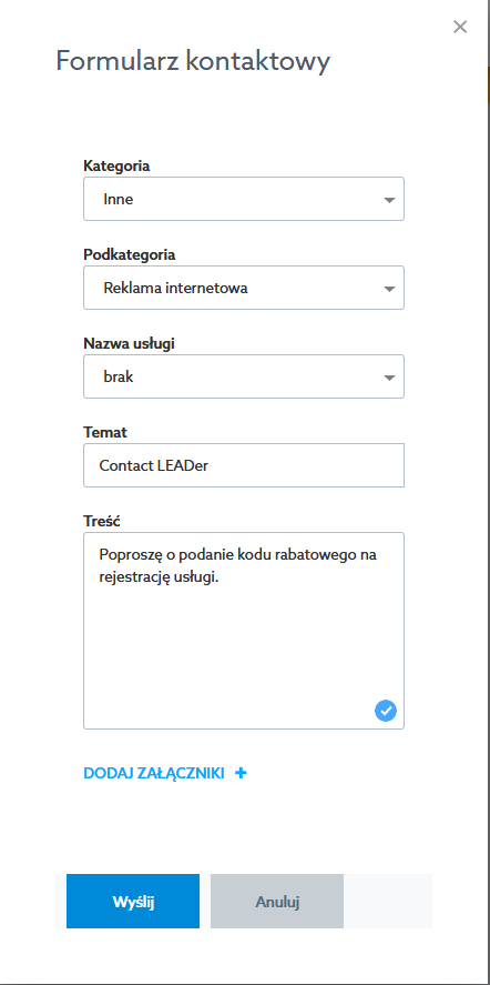 Contact LEADer rabat dla klientów home.pl – jak go otrzymać?