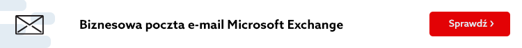 Microsoft Exchange to profesjonalna poczta e-mail spełniająca najwyższe standardy w biznesie. Zapewnij sobie bezpieczną oraz niezawodną pocztę dla swojej firmy i bądź zawsze w kontakcie ze swoimi klientami