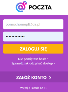Zmiana hasła do poczty O2.pl
