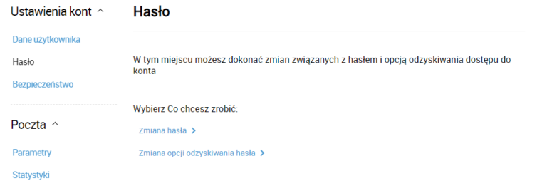 Jak zmienić hasło do Poczty Interia.pl? Nie pamiętam hasła » Pomoc