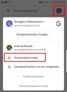 Konfiguracja poczty home.pl w aplikacji Gmail – Android/iOS
