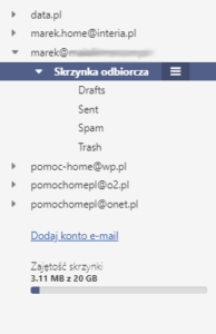 Konto zewnętrzne poczta nazwa.pl
