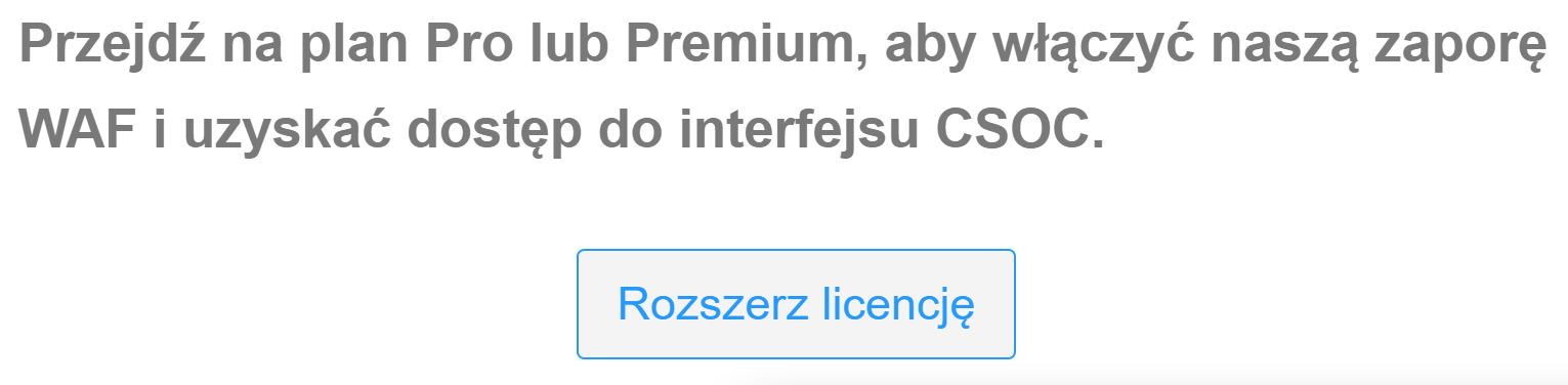 Przejdź na wyższy plan, aby móc skorzystać z dodatkowych funkcji Ochrony WWW w home.pl.