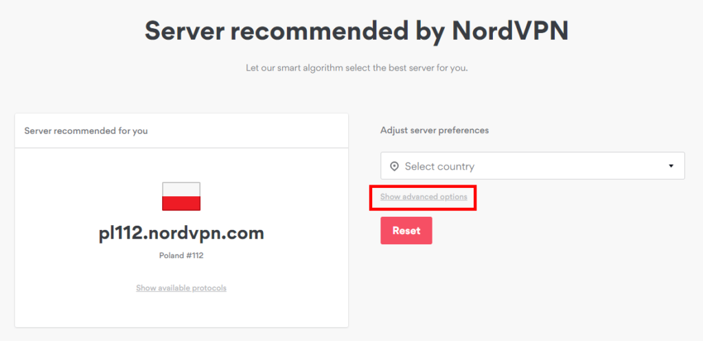 NordVPN – Przeglądarka dostępnych serwerów VPN