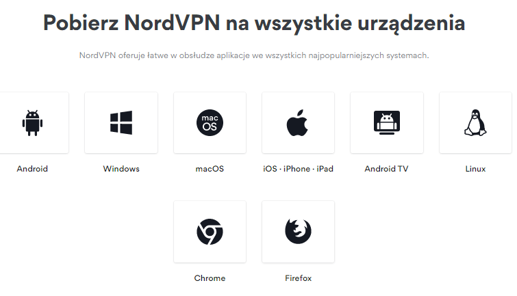 Zainstaluj aplikację NordVPN na urządzeniu