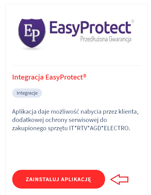Aplikacja EasyProtect