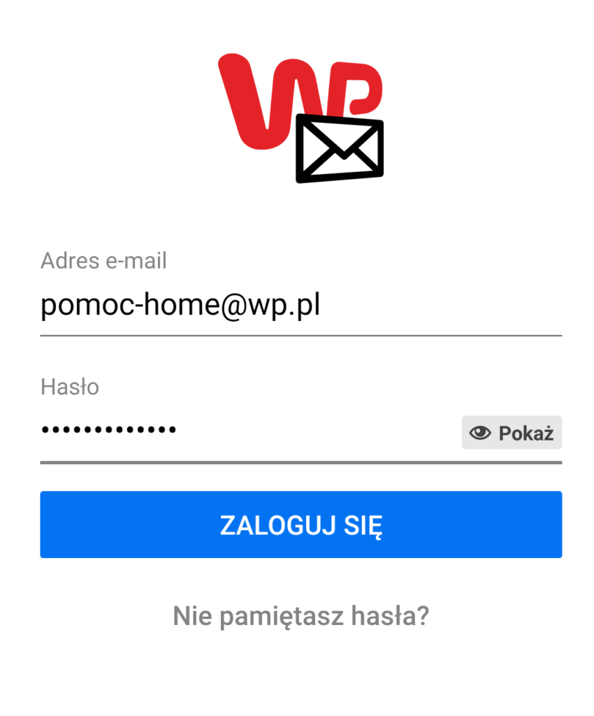 Konfiguracja poczty WP w aplikacji WP Poczta » Pomoc 