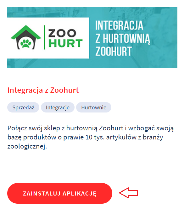 połącz sklep z hurtownią Zoohurt 