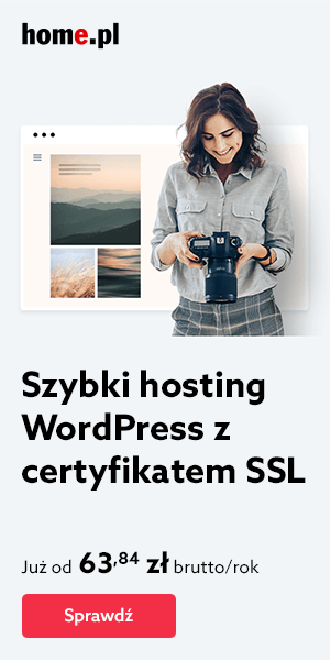 Zamów WordPress Hosting SSD z certyfikatem SSL w home.pl