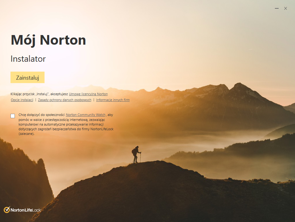 Zainstaluj Norton 360