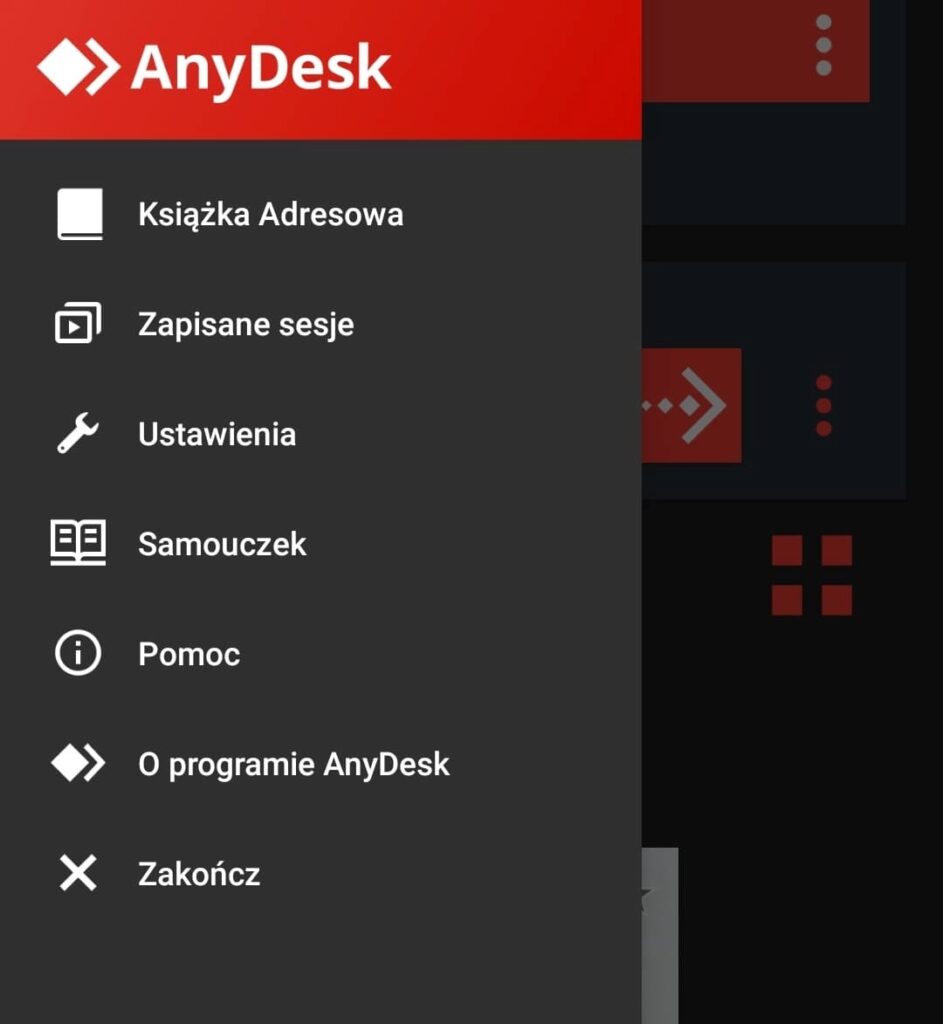 Aplikacja mobilna AnyDesk