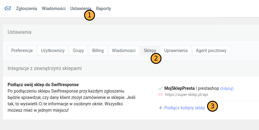 Integracja SwiftResponse z eSklep home.pl
