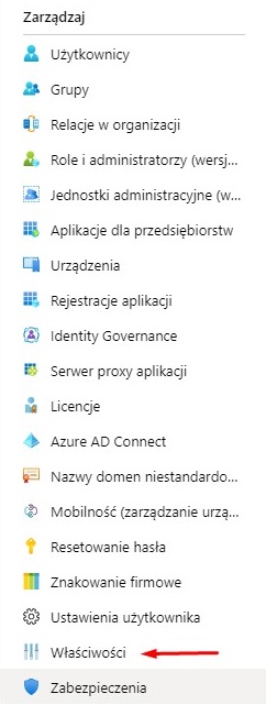 Zmiana ustawień domyślnych zabezpieczeń w Azure Active Directory.
