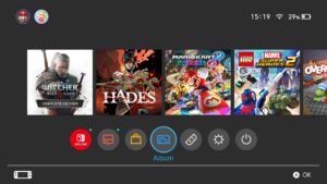 Transfer zdjęć z Nintendo Switch do smartfona.