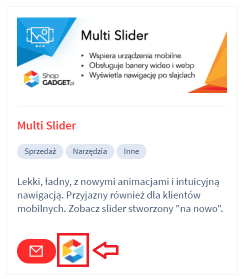 konfiguruj aplikacje multi slider