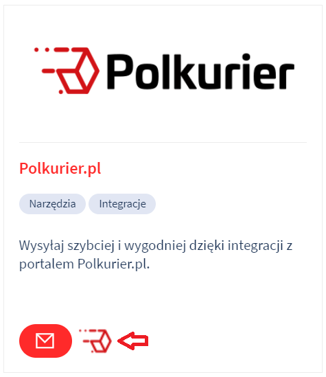 app storre - esklep - konfiguracja Polkurier.pl
