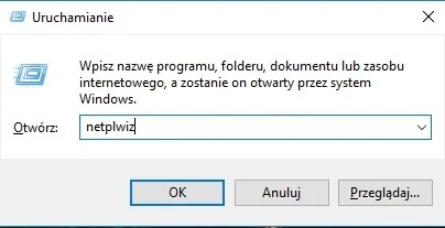 Jak usunąć hasło w Windows 10?