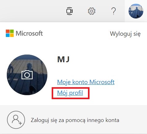 Zmiana nazwy użytkownika Microsoft.
