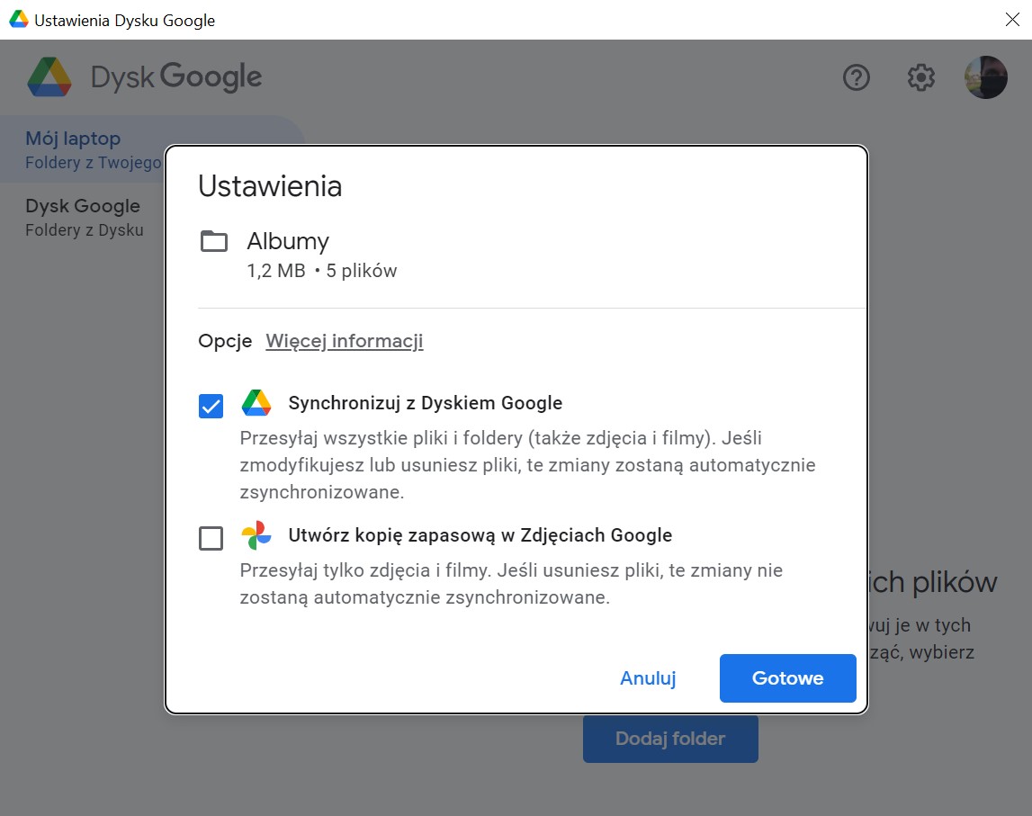 Jak dodać nowy folder do Dysku Google na komputerze?
