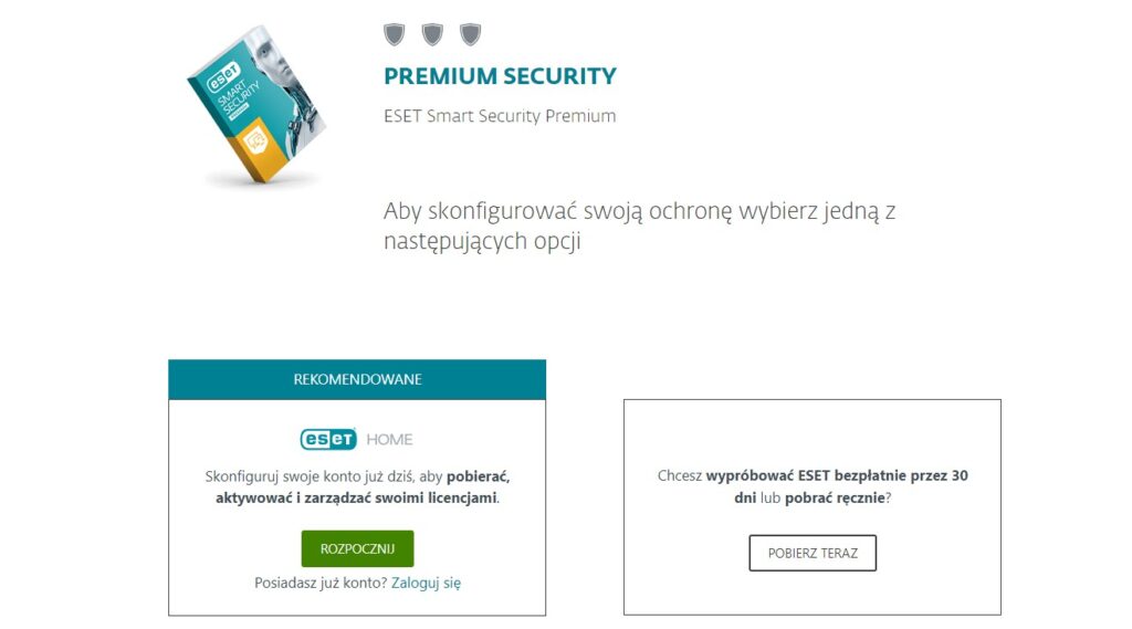 Jak aktywować klucz ESET Smart Security Premium