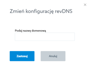 zmiana konfiguracji revdns vps home.pl