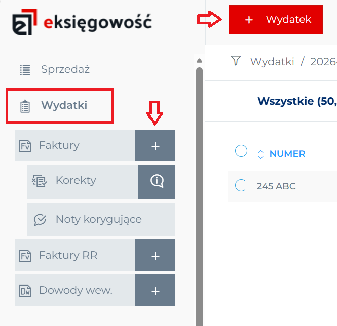 Jak wprowadzić wydatki do programu eKsięgowość - instrukcja