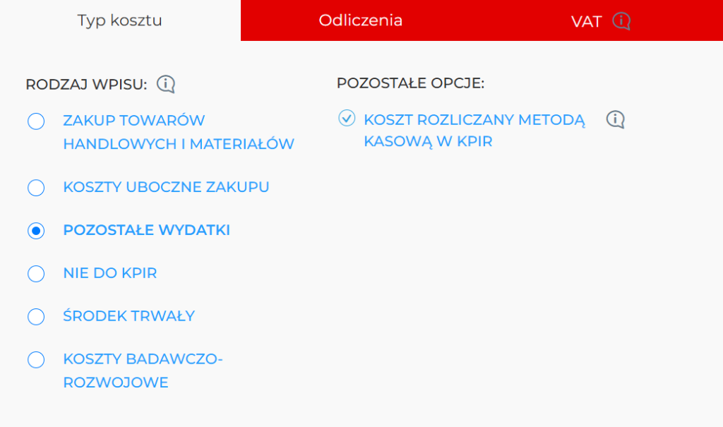 Jak wprowadzić wydatki do programu eKsięgowość
