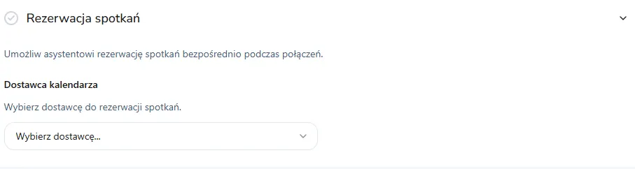 Rezerwacje spotkań przez Asystenta Telefonicznego AI (Cal.com i Calendly)